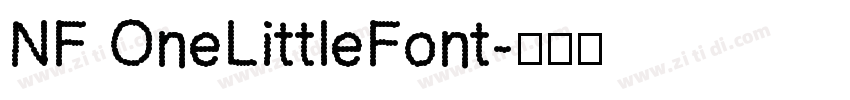 NF OneLittleFont字体转换